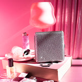 Rhinestone Cig Case- Silver