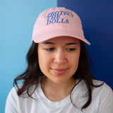 Protect The Dolls Dad Hat- Light Pink