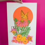 Butterfly Riso Print