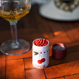 Cocktail Garnish Match Jar- Cherries