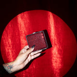 Rhinestone Cig Case- Red