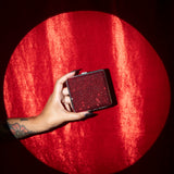Rhinestone Cig Case- Red