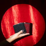 Rhinestone Cig Case- Red
