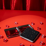 Rhinestone Cig Case- Black