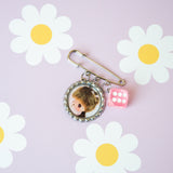 Monchhichi Brooch