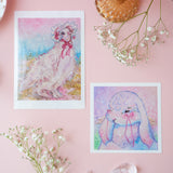 Frillback Pigeon Print