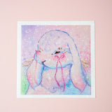 Ribbon Bunny Print