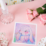 Ribbon Bunny Print