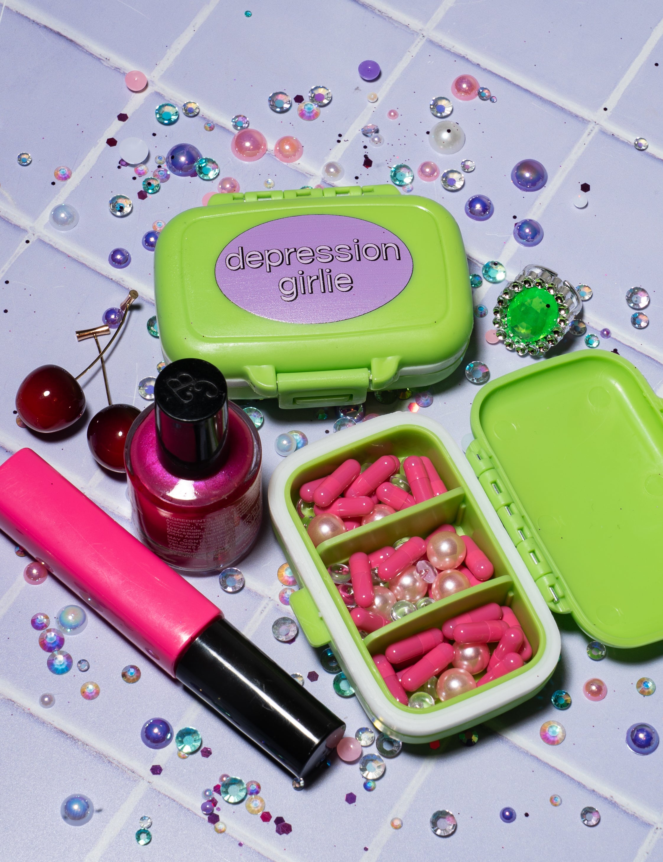 Anxiety Girlie Pill Case