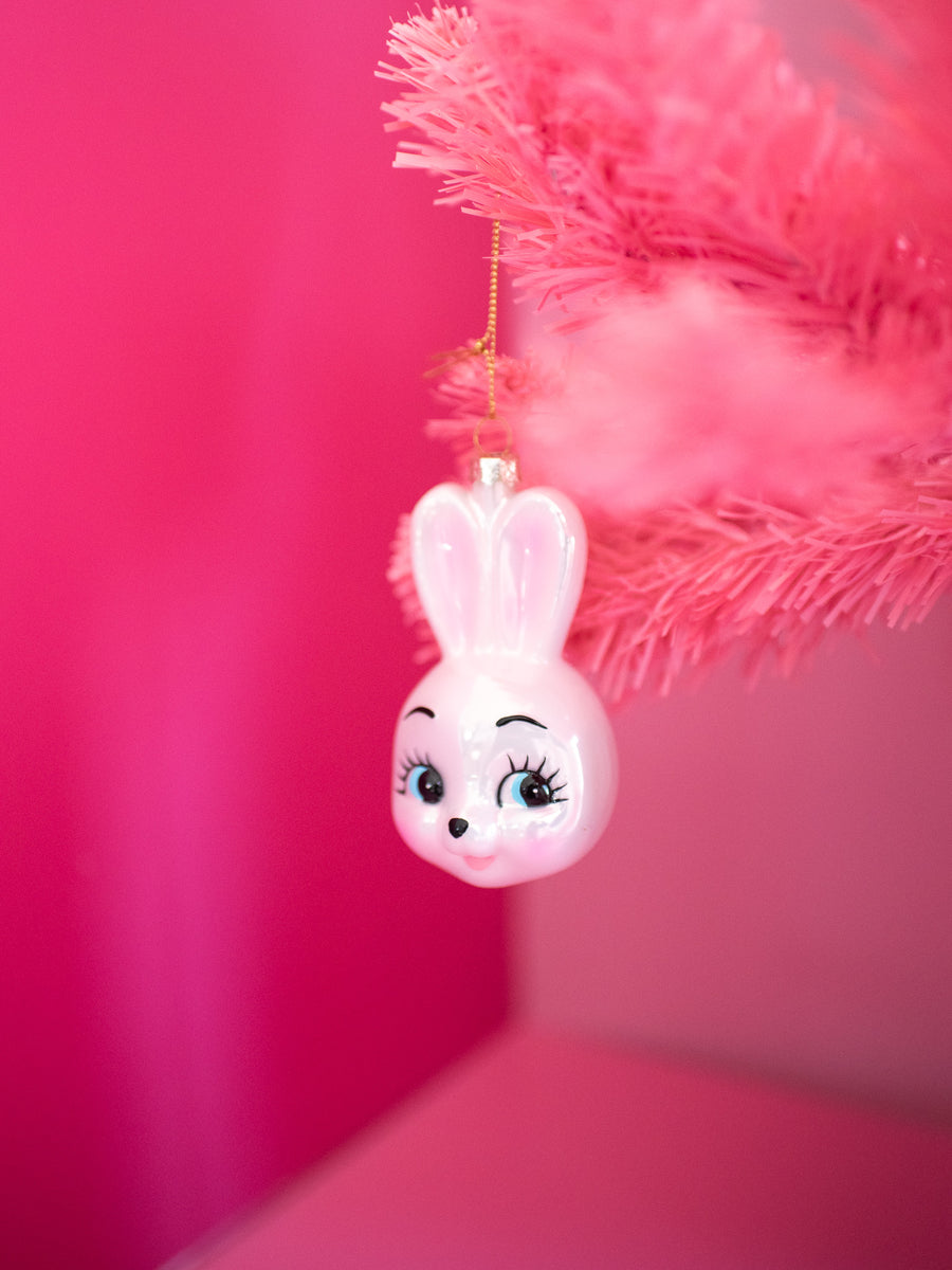 Retro Bunny Ornament