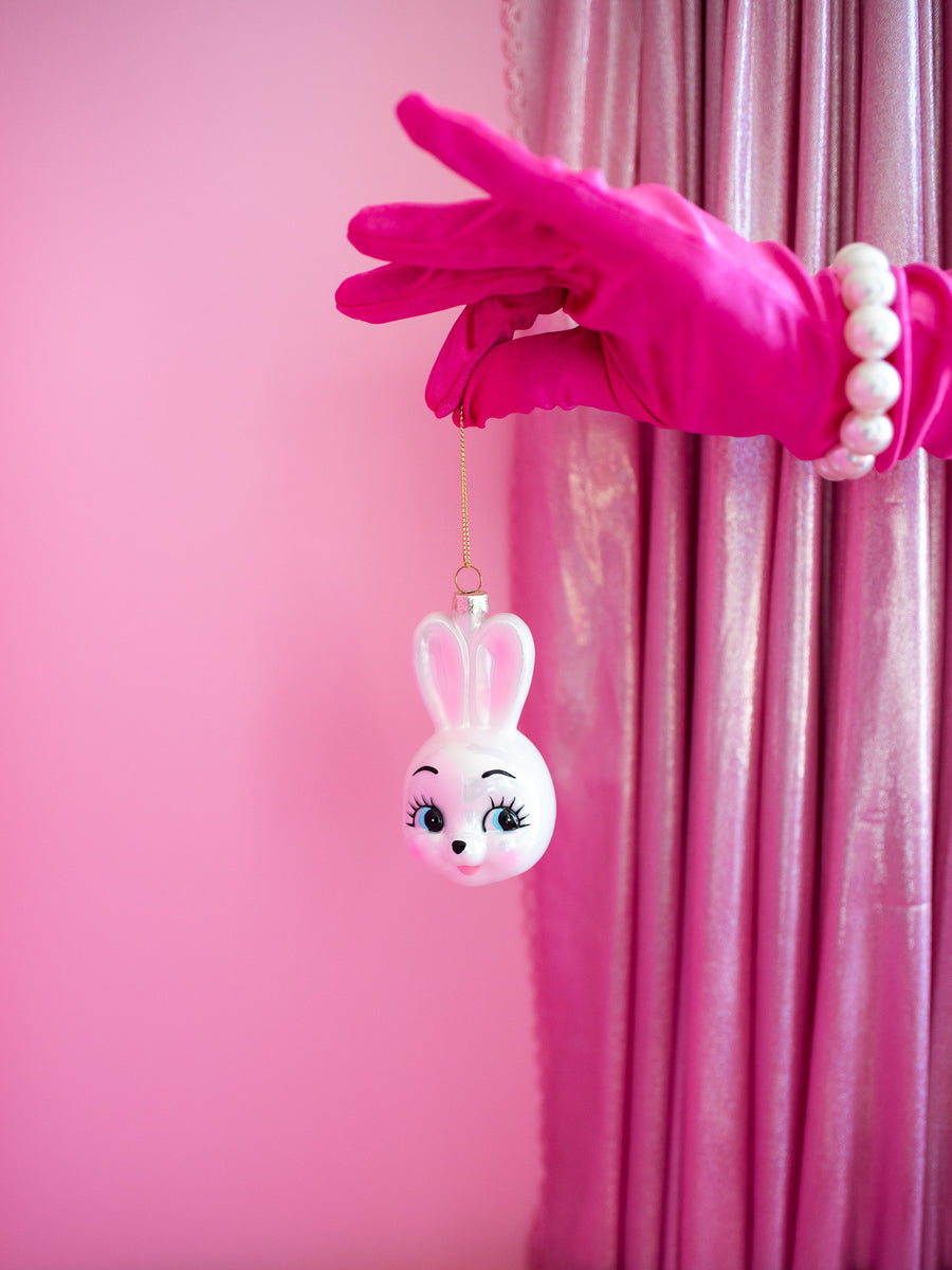 Retro Bunny Ornament