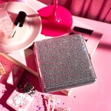 Rhinestone Cig Case- Silver