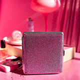 Rhinestone Cig Case- Pink