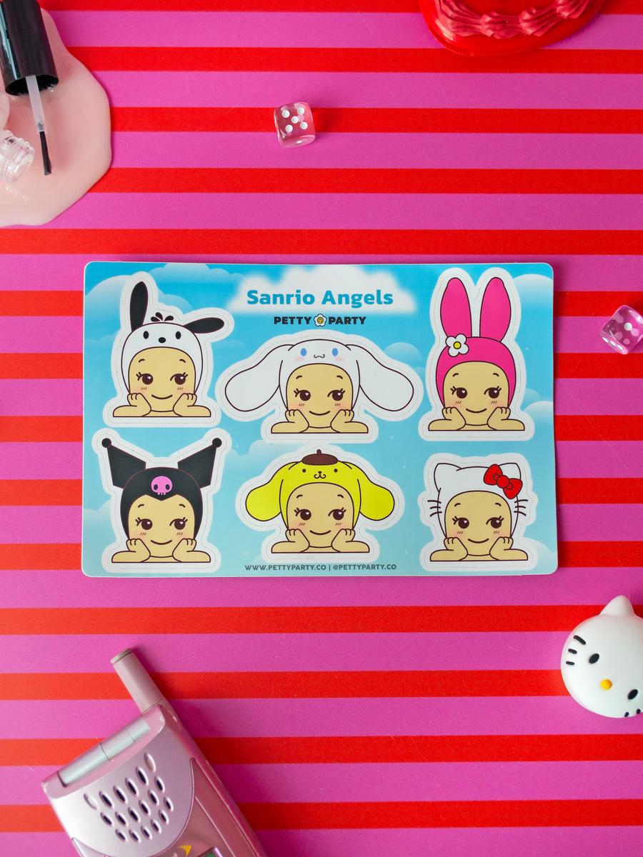 Kawaii Baby Vinyl Sticker Sheet