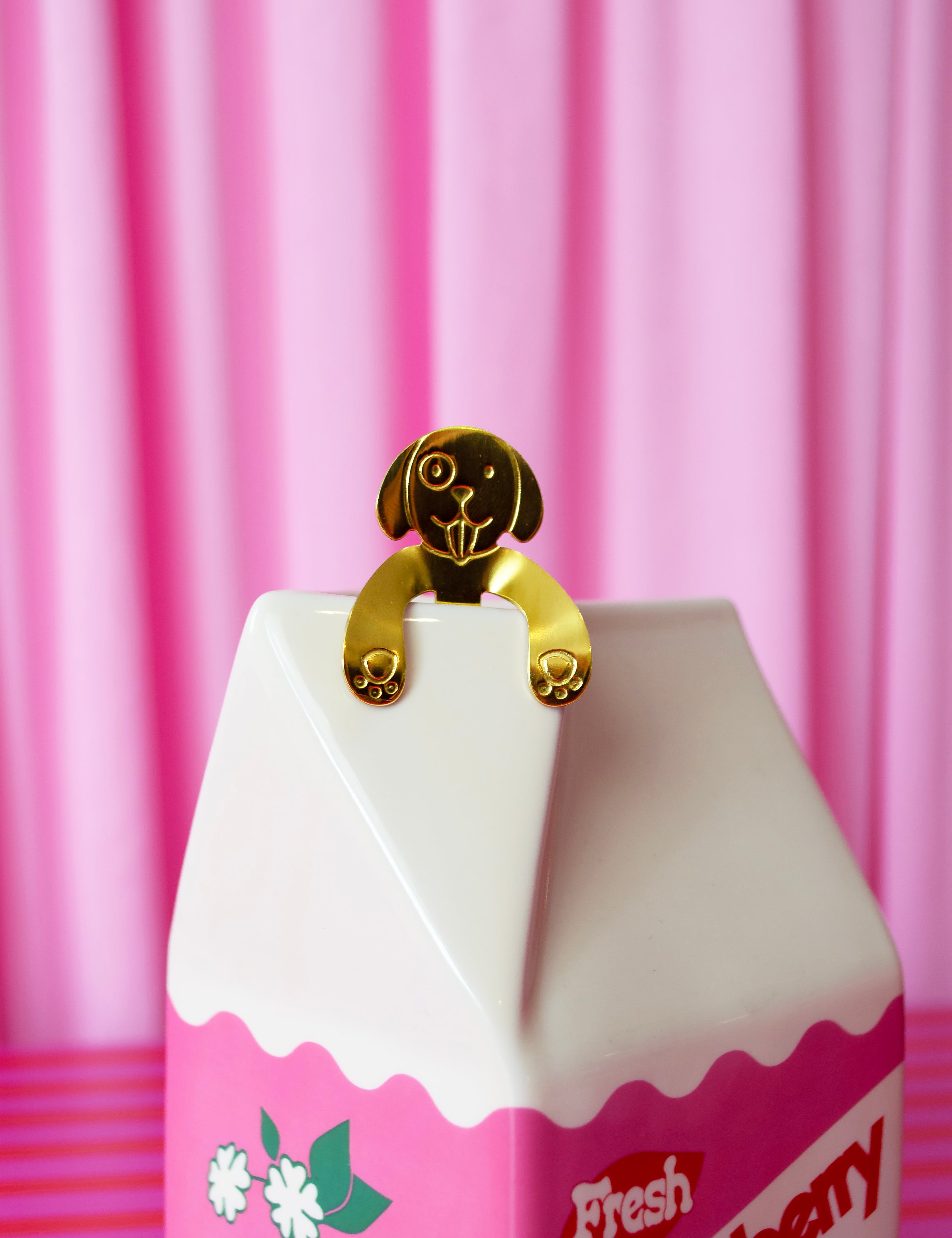 Cat Teaspoon - Gold