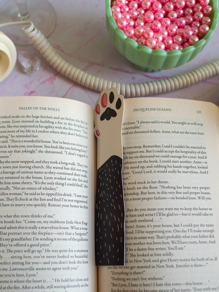 Die Cut Bookmark - Cat Paw