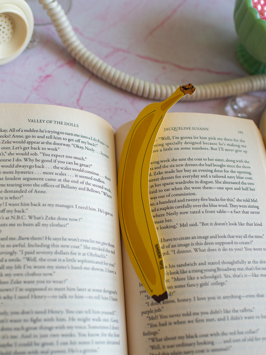 Die Cut Bookmark - Banana