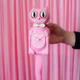 Pink Satin Kitty-Cat Klock