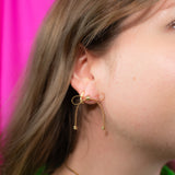 Bow Earrings- Gold