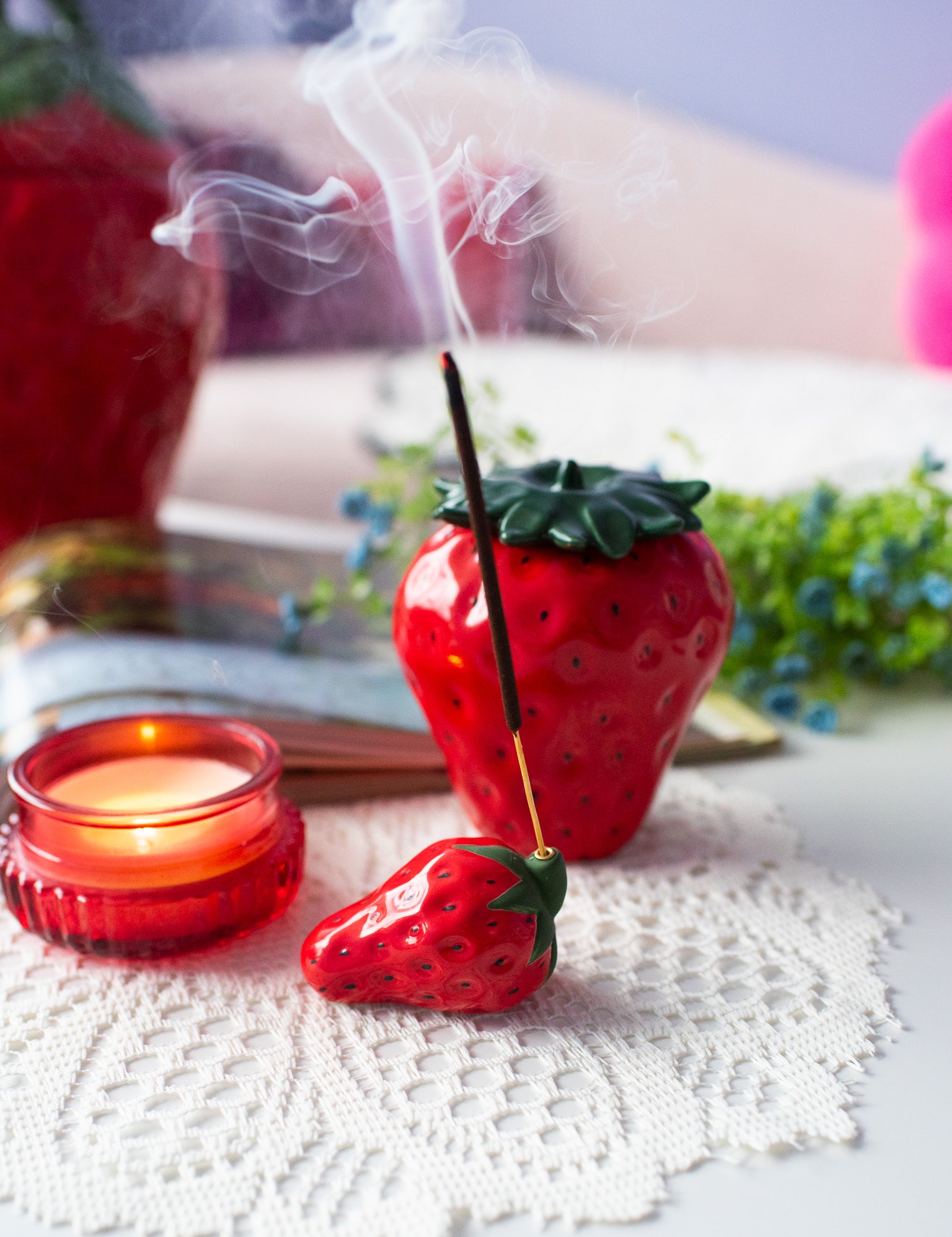 Strawberry Stash Jar