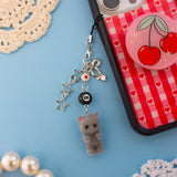 Critter Phone Charm - 8 Ball Kitty