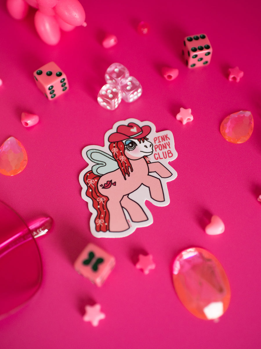 My Little Pink Pony Club Sticker