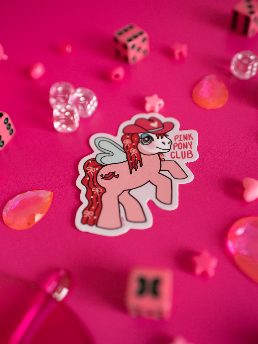 My Little Pink Pony Club Sticker