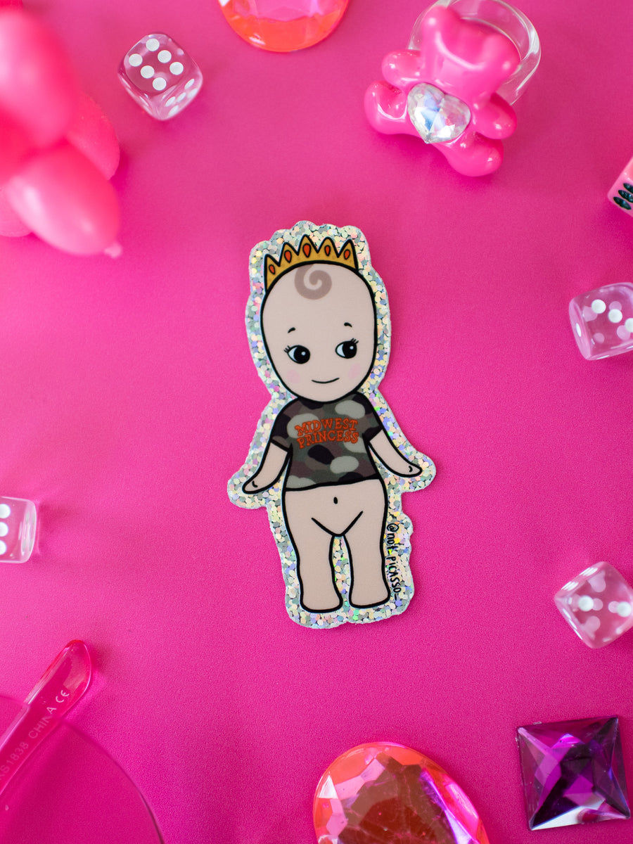 Midwest Princess Holographic Kewpie Sticker