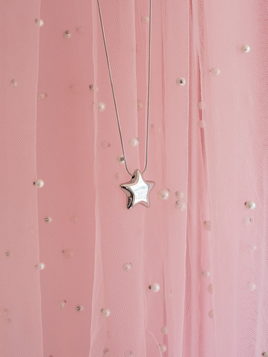 Star Necklace- Silver