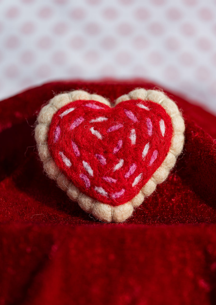 Heart Cookie Catnip Toy