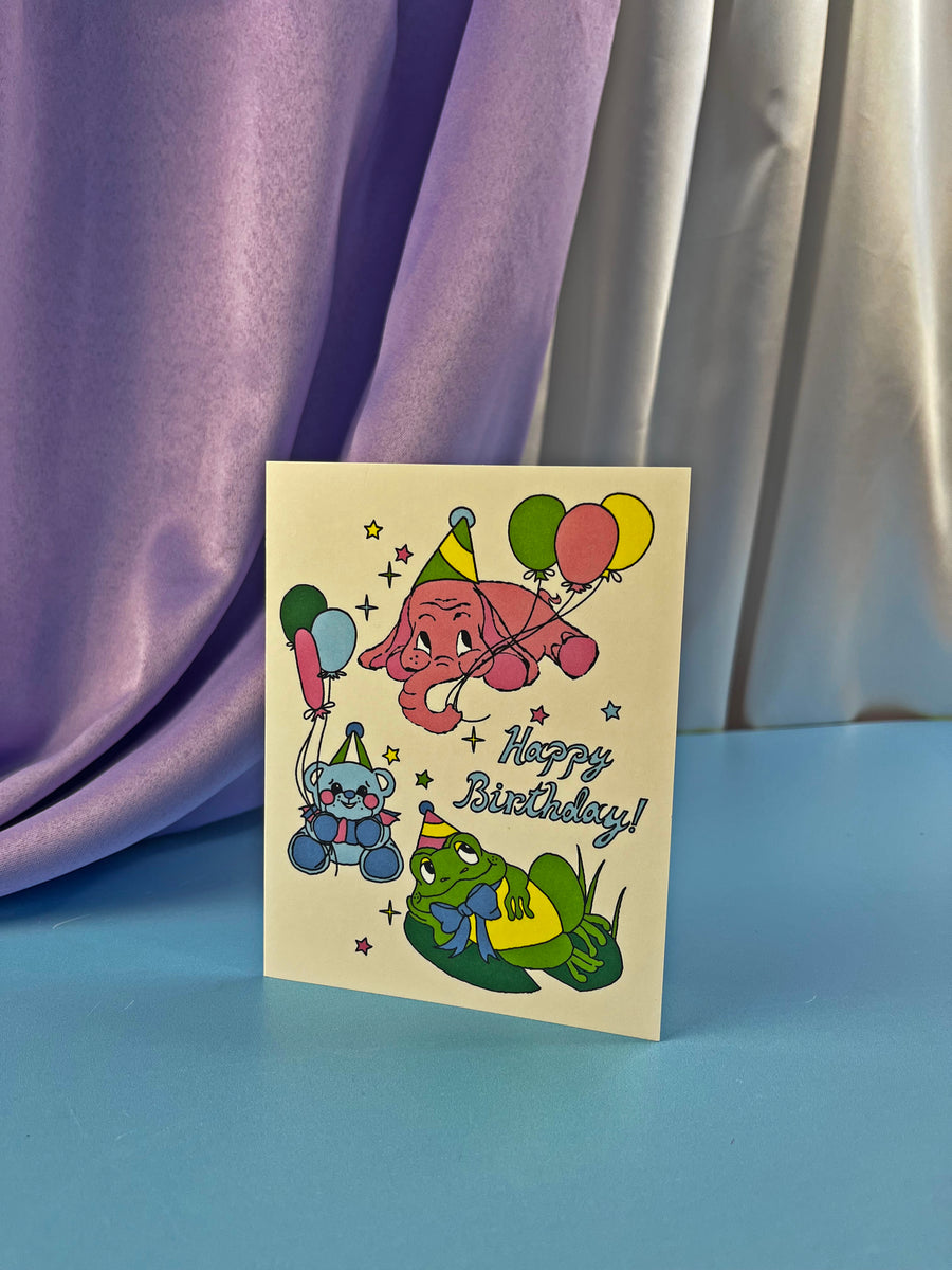 Birthday Animals Card
