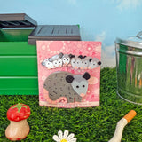 Opossum Family Hair Clip Set