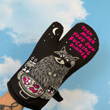 Raccoon Oven Mitt
