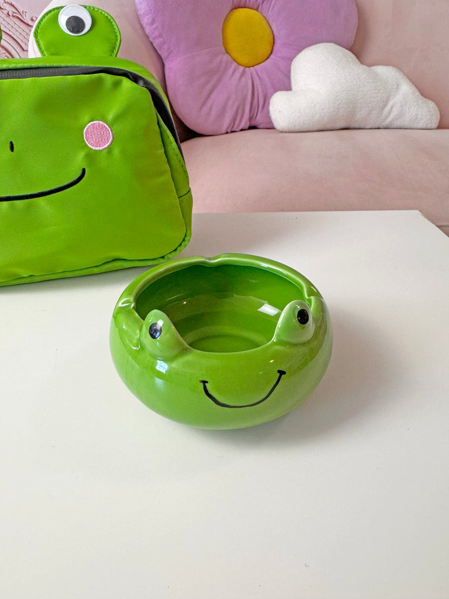 Frog Face Ash Tray