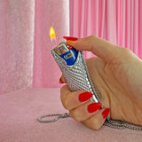 Snake on a Chain Lighter Case Keychain