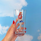 Pin-Up Girl Glass Set