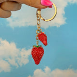 Strawberry Keychain