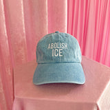 Abolish ICE Baseball Hat- Denim