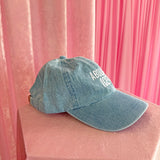 Abolish ICE Baseball Hat- Denim
