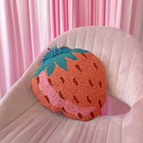 Strawberry Tassels Pillow