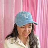 Abolish ICE Baseball Hat- Denim