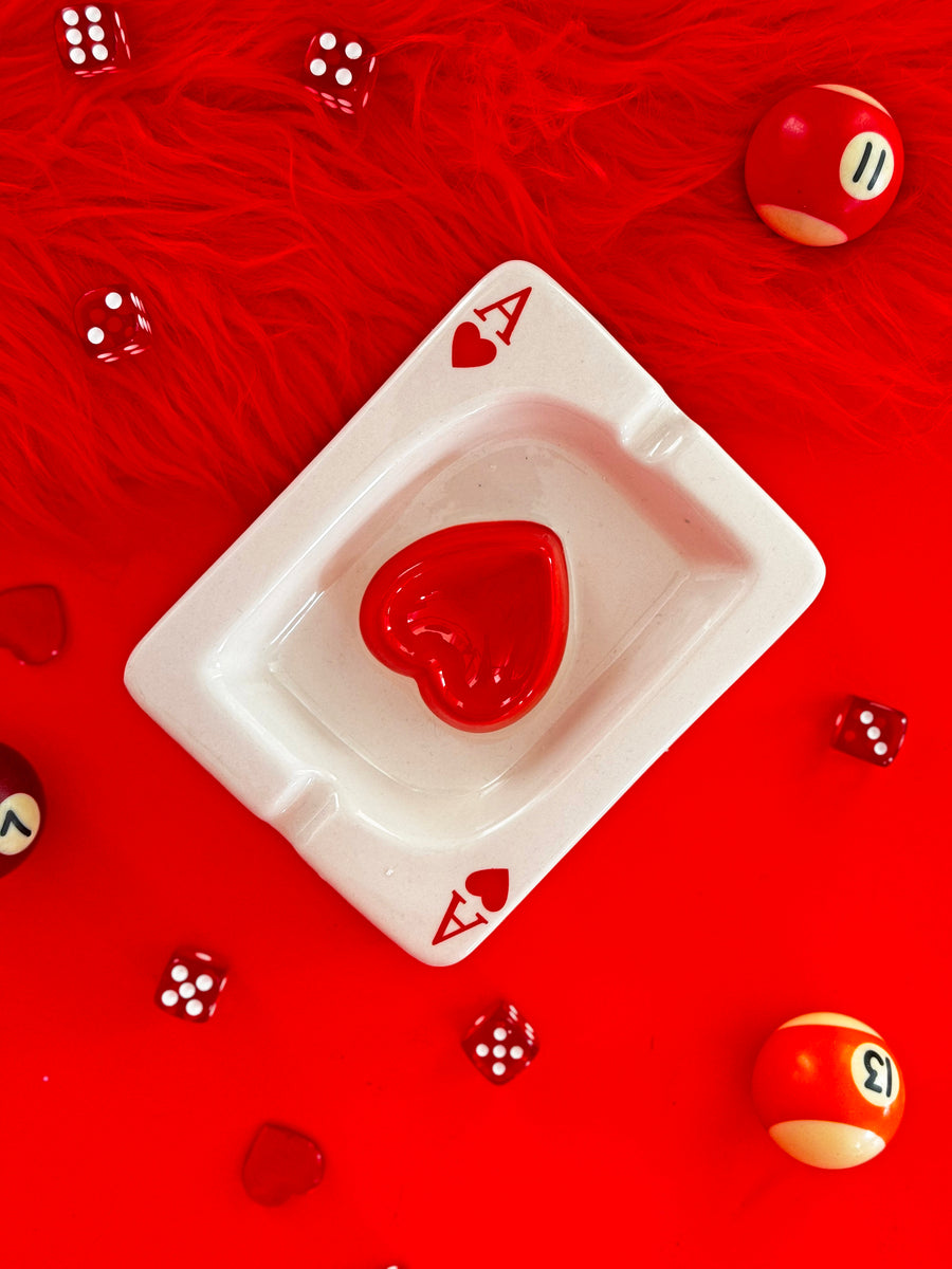 Ace of Hearts ash tray