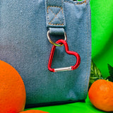 Heart Carabiner- Red