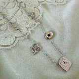 Bread Charm Necklace- Silver