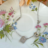 Bread Charm Necklace- Silver