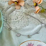 Bread Charm Necklace- Silver