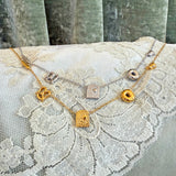 Bread Charm Necklace- Silver