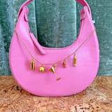 Martini Charm Necklace- Gold
