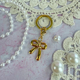 Gold Bow Clip On Charm