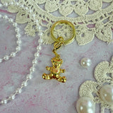 Gold Bear Clip On Charm